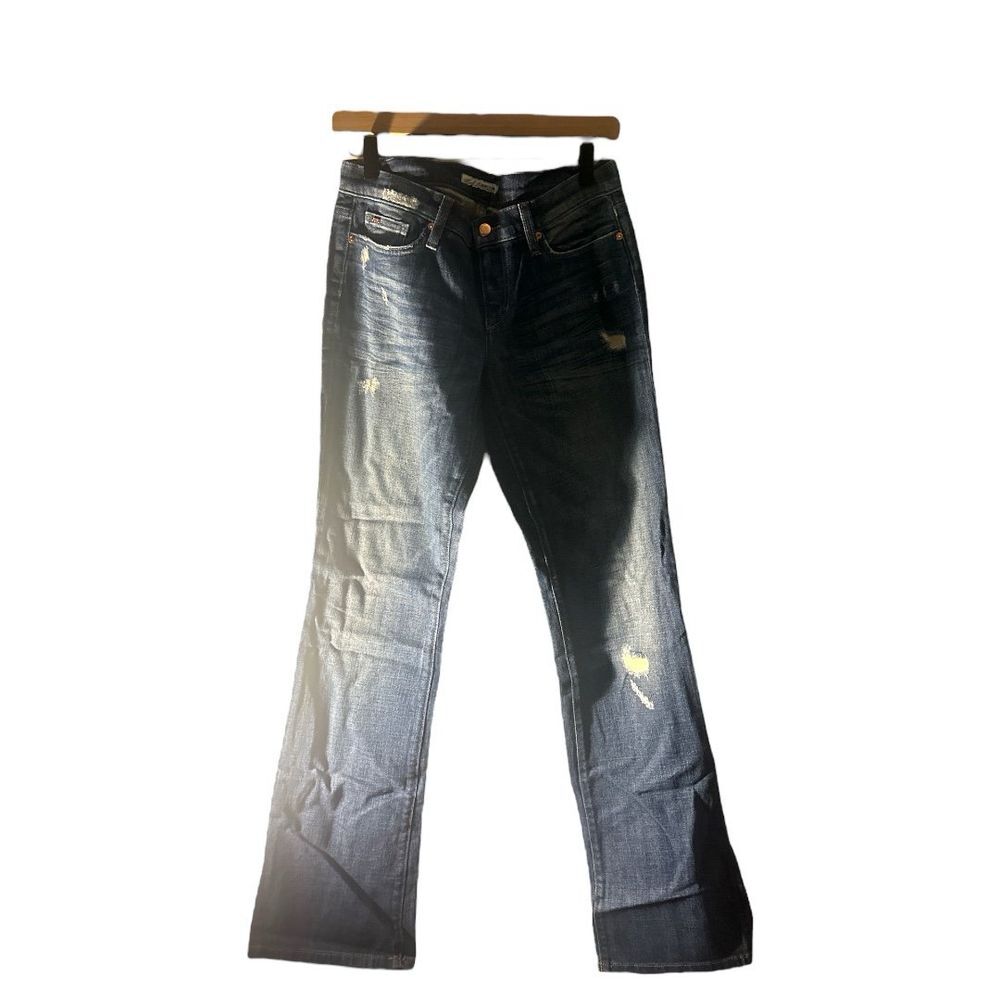 Joe's Jeans‎ Socialite Bootcut Distressed Dark Wash Denim Jeans 28
